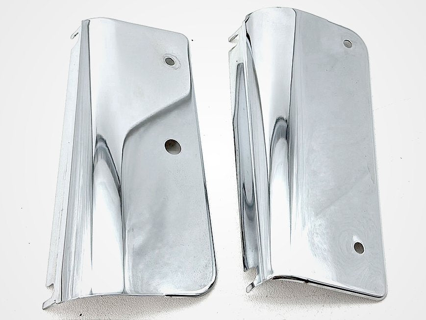 1991 Harley Heritage Softail Classic FLSTC OEM Front Left Right Fork Tube Slider Guard Covers