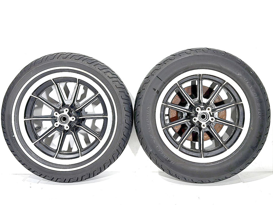 1999 Harley Electra Glide Touring FLHT OEM Front & Rear Wheel Rim Tire 16"