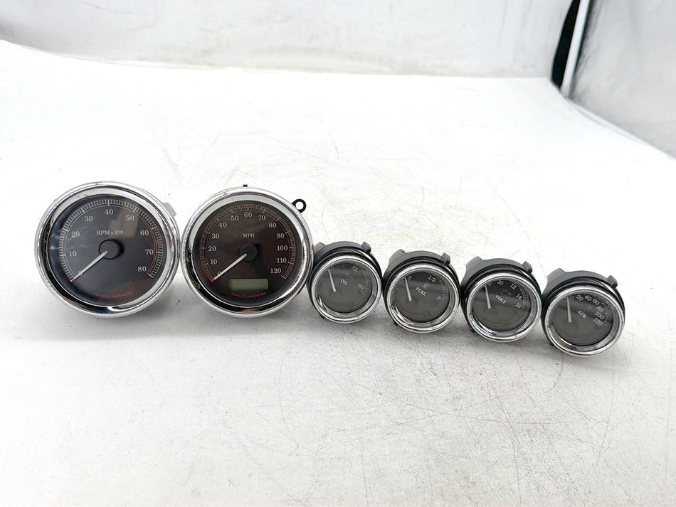 10 Harley Electra Glide Touring Ultra OEM Air Oil Volt Fuel Tacho Speedo Gauges