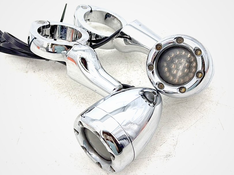 2015 Harley Dyna Low Rider FXDL OEM Front Left Right Turn Signal Indicators