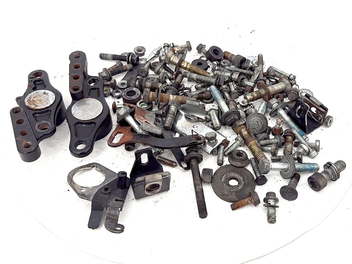 2007 - 2012 Harley-Davidson Touring Street Glide Hardware Bolts Nuts & Brackets w/ Left right Rear Fork Swingarm brackets