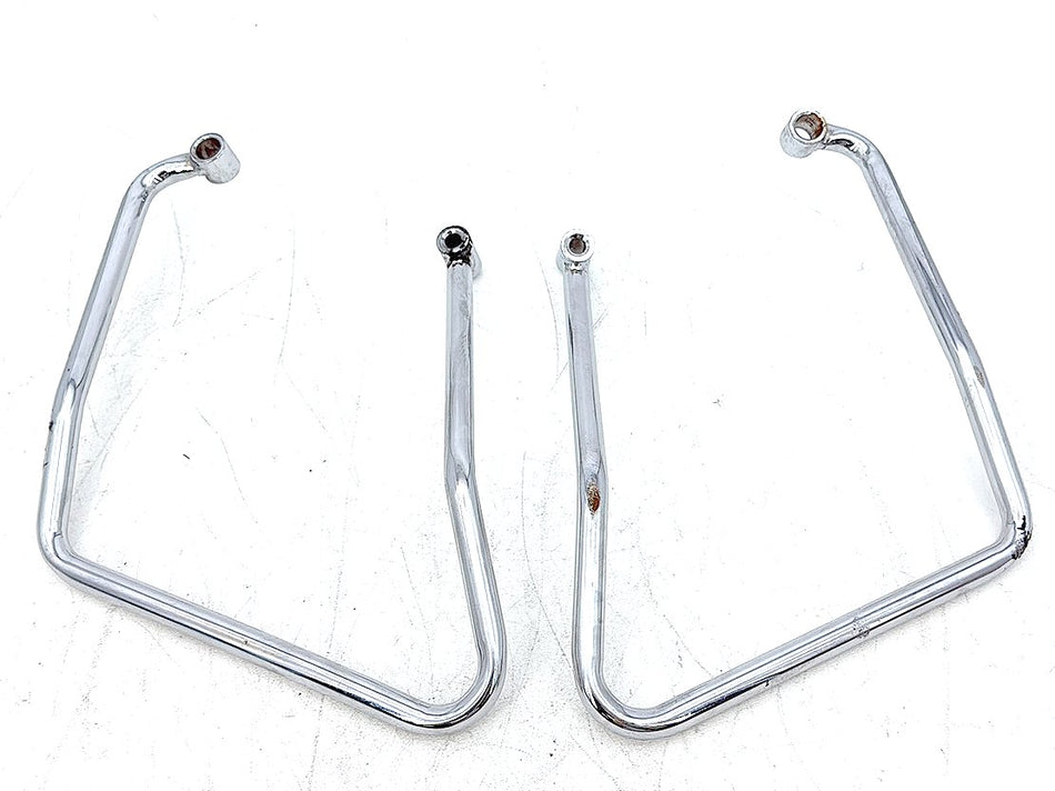 13 Harley Forty-Eight Sportster 1200X Rear Left Right Saddlebag Guard Rails Bar