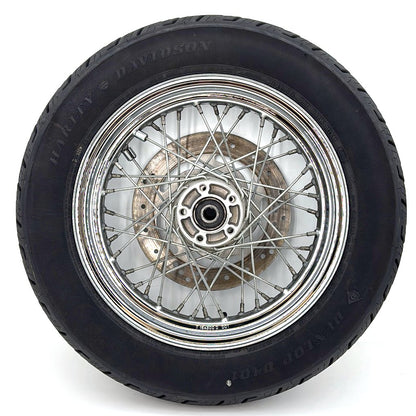 1991 - 2003 Harley-Davidson Sportster Base 1200 Rear Wheel Rim Tire Spoked  	40975-05A