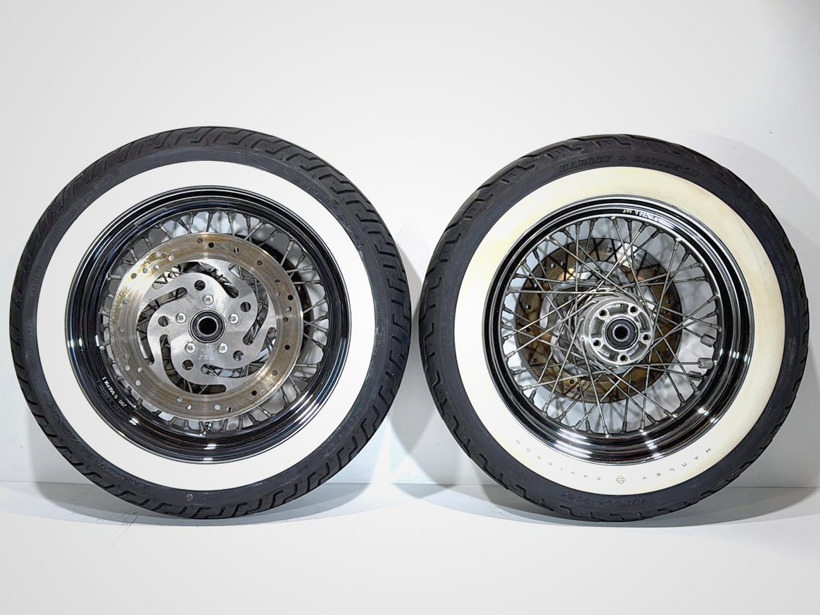 1999 - 2006 Harley-Davidson Touring Electra Glide Classic Front Rear Wheel Rim Tire Spoked 40975-05A