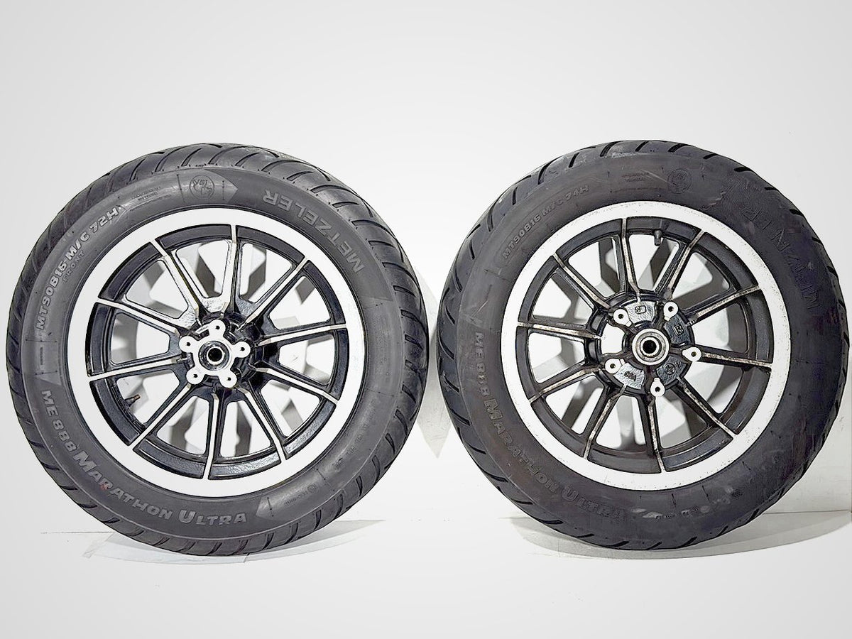 92 Harley Electra Glide Touring Classic Front & Rear Wheel Rim Tire MT90B16 16"