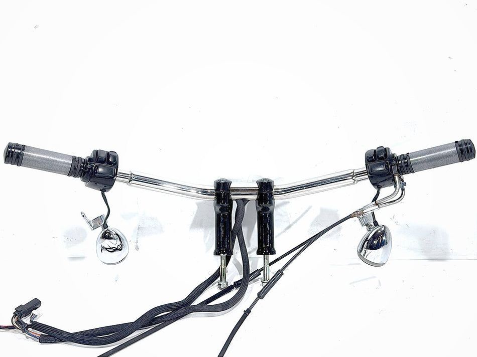 2008 Harley Dyna Fat Bob FXDF OEM Handlebars Left Right Switches Controls