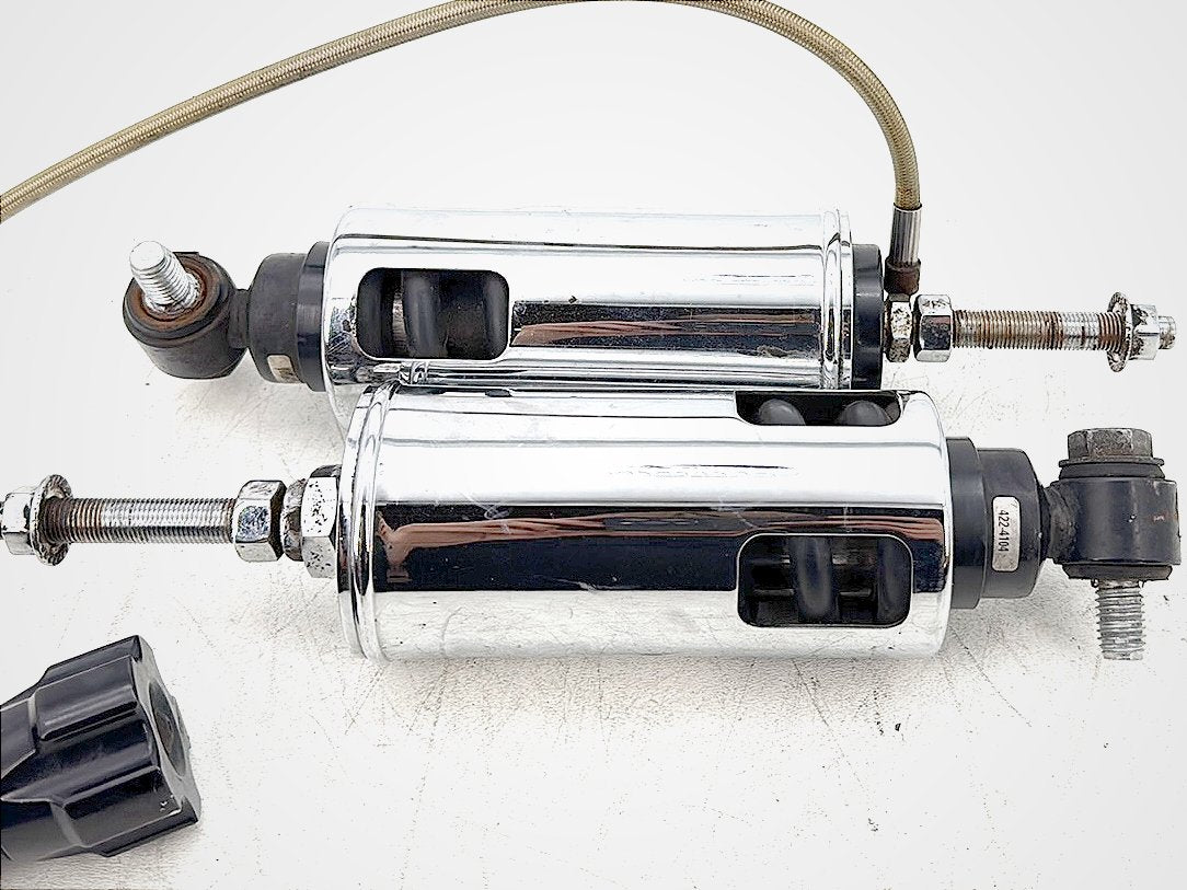 2011 Harley Softail FLSTFB Fat Boy OEM Rear Left Right Shock Absorbers