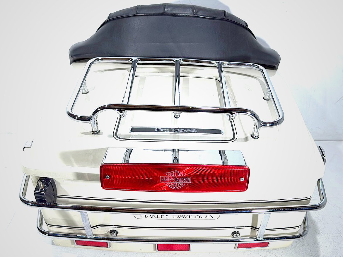 92 Harley Electra Glide Touring Classic OEM Pass Backrest Tour Pak Luggage NOKey