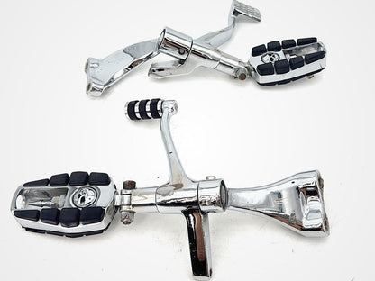 09 Harley Sportster 1200 Low Left Right Foot Brake Control Pegs Kuryakyn Zombie