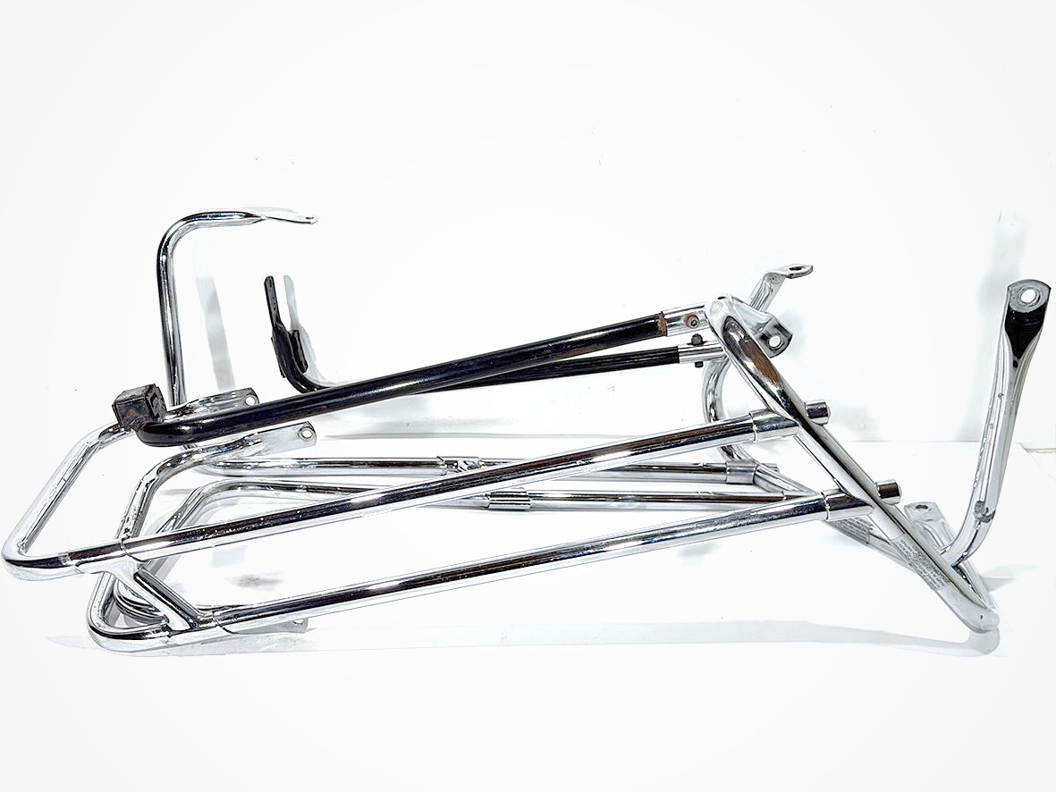 2003 Harley Electra Glide Touring Ultra FLHTCUI OEM Rear Left Right Saddlebag Guard Rails Bar