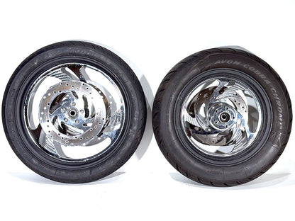 1999 - 2006 Harley-Davidson Dyna Low Rider Front & Rear Wheel Rim Tire MT90B16, 90/90H19 52H, 16" 19"
