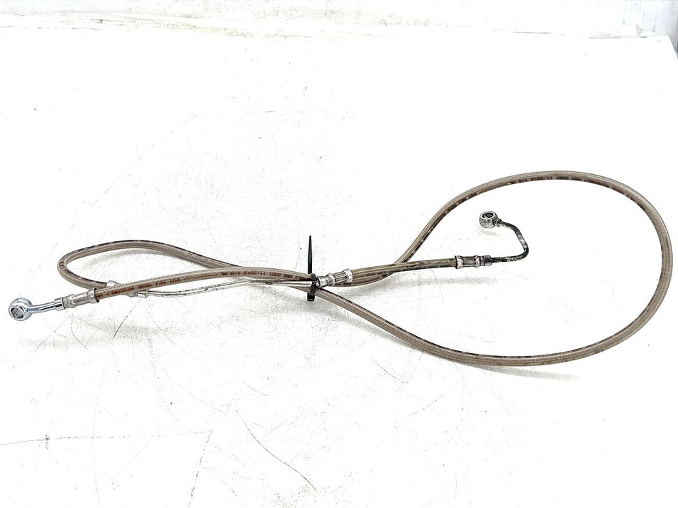 13 Harley Electra Glide Touring CVO Screamin OEM Front Brake Hose Line Pipe ABS