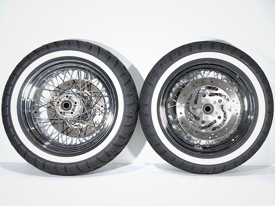 1999 - 2006 Harley-Davidson Touring Electra Glide Ultra Front Rear Wheel Rim Tire Spoked 40960-08 , 43085-97