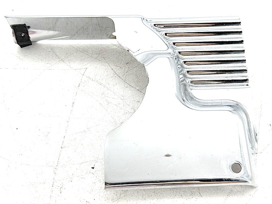 2005 Harley Road King Touring Police Ribbed Transmission Interface Cover Panel