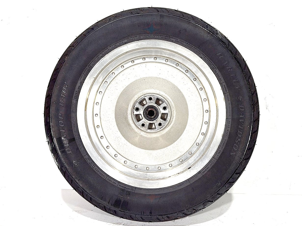 1997 Harley Softail Fat Boy FLSTF OEM Rear Wheel Rim Tire MT90B16 74H, 16"
