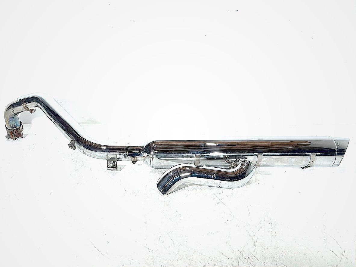 02 Harley Touring CVO Screamin Road King Exhaust 1 Pipe Muffler Silencer Slip On