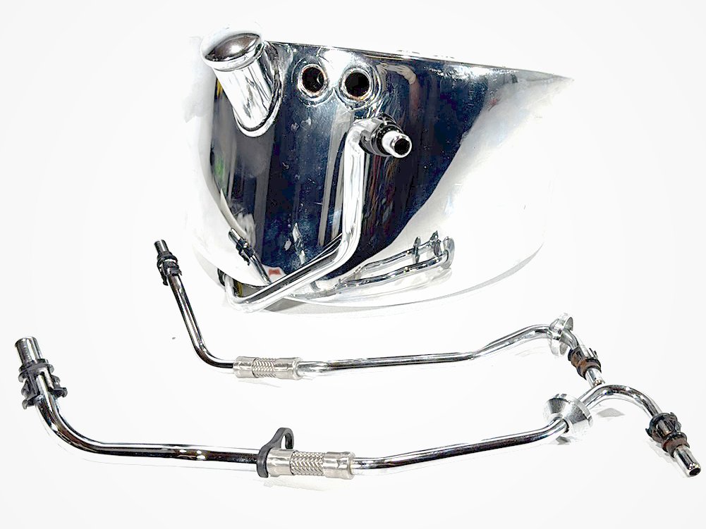 2004 Harley Softail FLSTC Heritage Classic OEM Oil Tank Reservoir Bottle Canister & Dipstick
