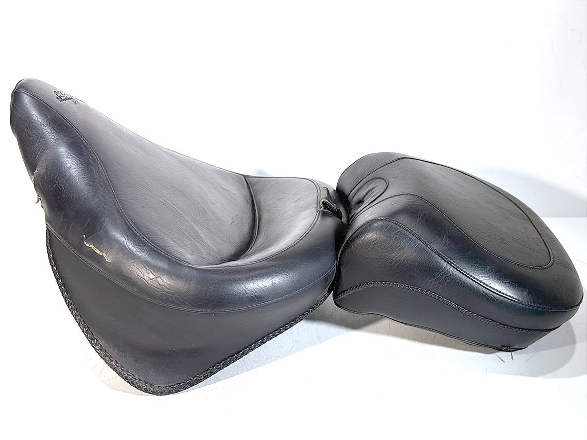 1986 - 1998 Harley-Davidson Softail Heritage Classic Passenger Rider Driver Seat Saddle MUSTANG