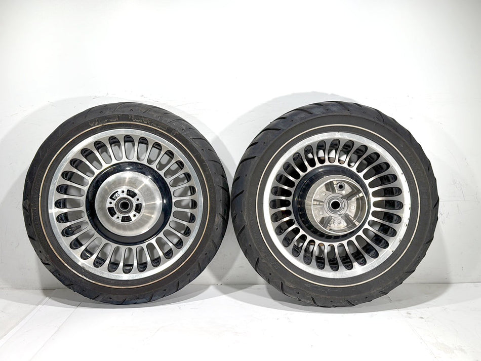 2010 Harley Electra Glide Touring Ultra FLHTCU OEM Front & Rear Wheel Rim Tire16" 17"