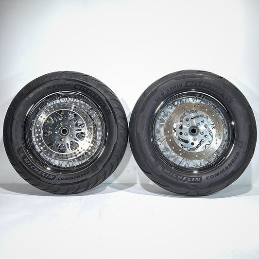 2007 - 2012 Harley-Davidson Touring Street Glide Front Rear Wheel Rim Tire Spoked 41052-08 ,  43085-97