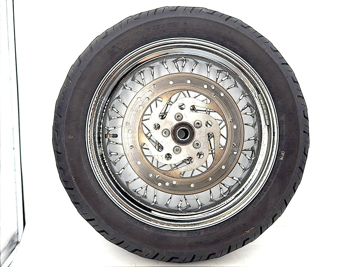 2012 Harley Dyna Super Glide Custom FXDCI OEM Rear Wheel Rim Tire Spoked