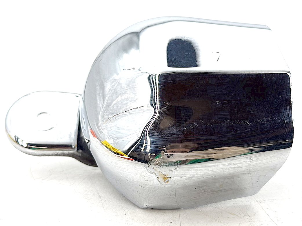 2005 Harley Touring FLHRCI Road King Classic OEM Horn Signal Klaxon Chrome Cover