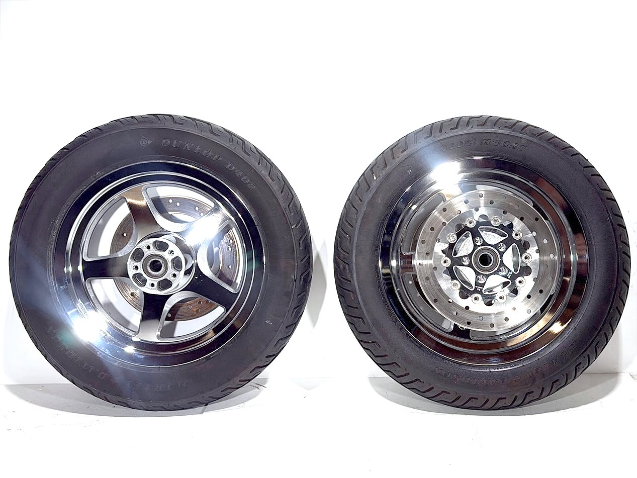 2007 Harley Electra Glide Touring FLHTCUI OEM Front & Rear Wheel Rim Tire 16"