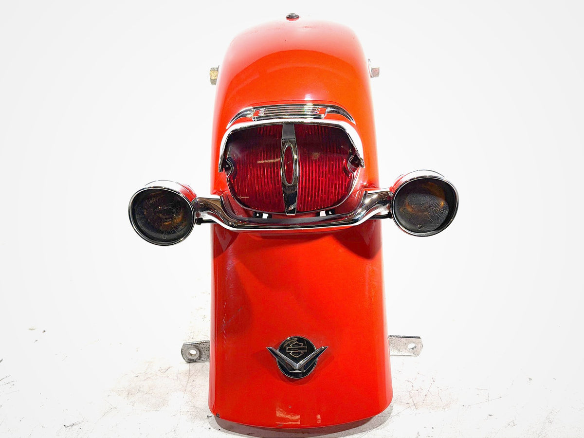 2004 Harley Electra Glide CVO Screamin OEM Rear Wheel Fender & Turn Signals Bar