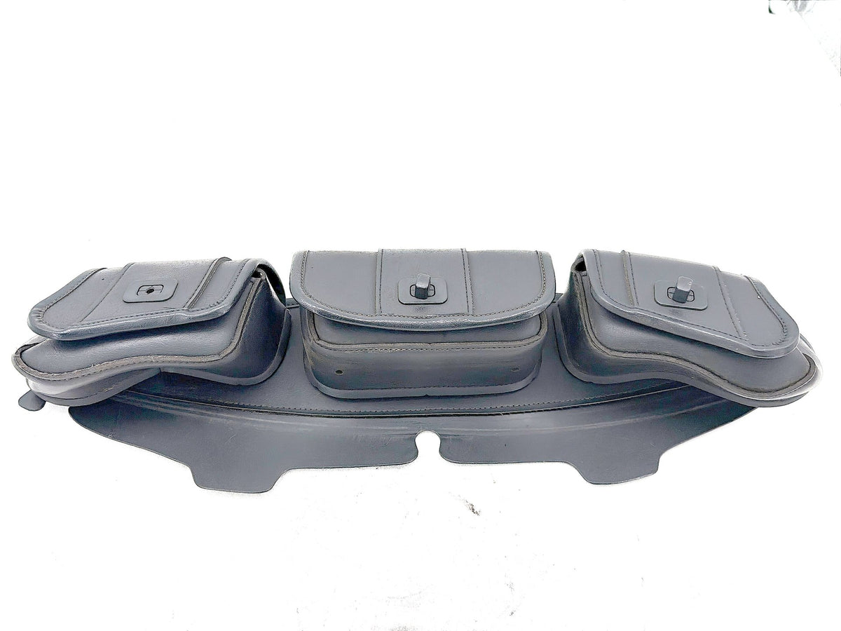 13 Harley Street Glide Touring FLHX Front Onboard Tool Bag Leather Storage Pouch