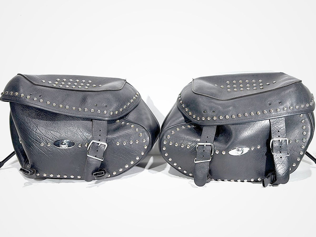 2007 Harley Softail Heritage Classic Rear Left Right Saddlebags Luggage Leather