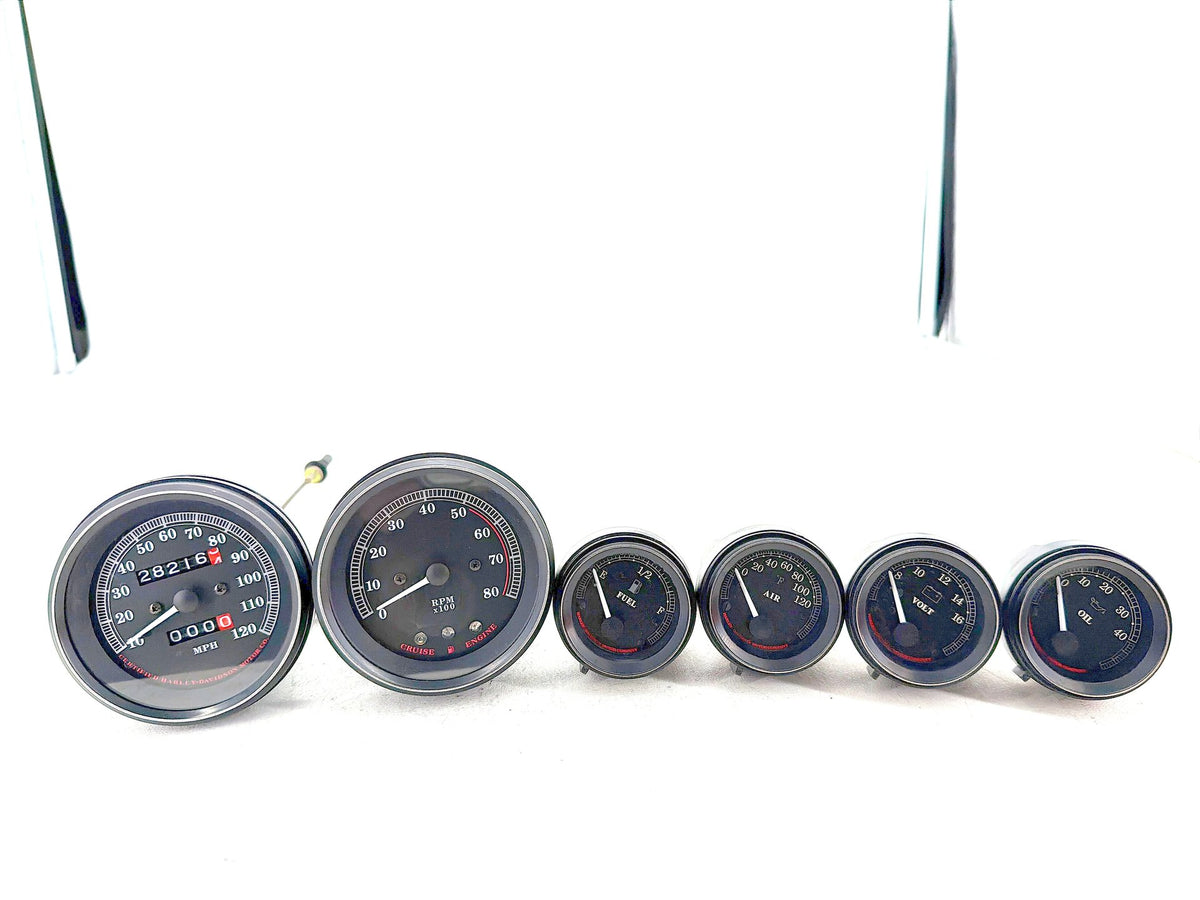 98 Harley Electra Glide Touring Ultra Air Oil Volt Fuel Tacho Speedo Gauges 28K