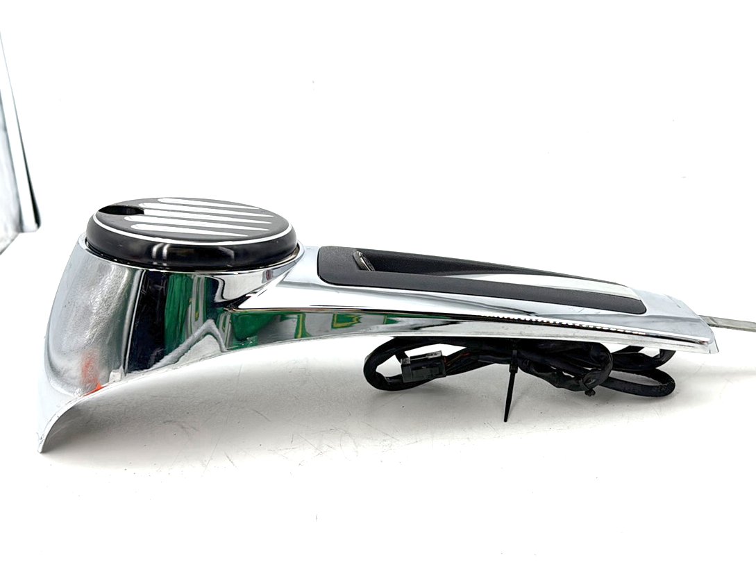 2007 - 2016 Harley-Davidson Touring Electra Glide Ultra Fuel Gas Tank Dash Console NOKey Arlen Ness Cover Slotted