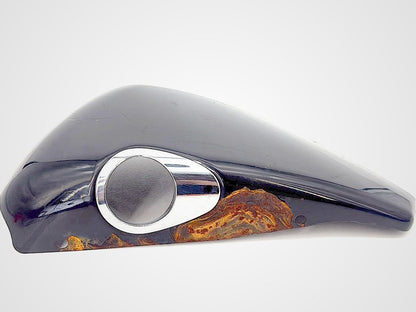 14 Harley Sportster XL883L 883 SuperLow Right Fairing Side Oil Tank Cover RUSTY