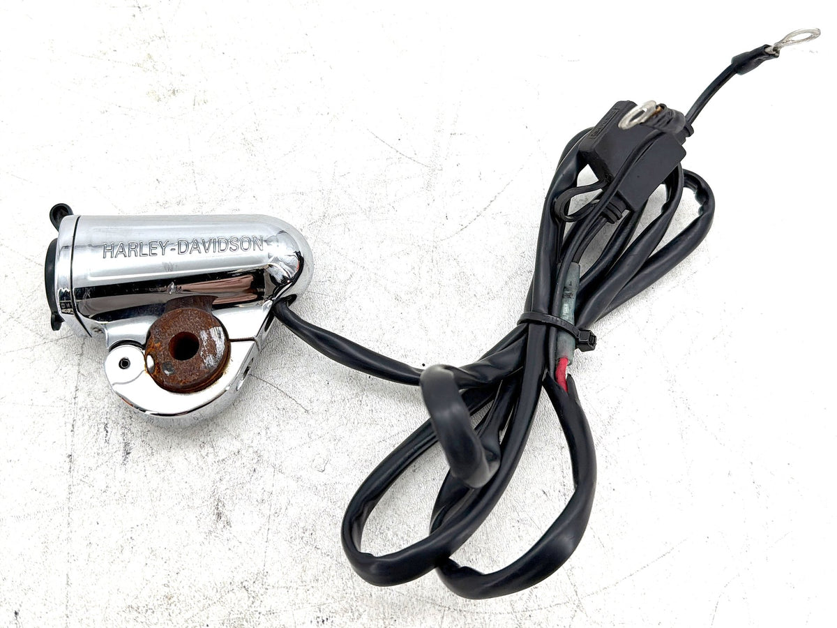 2001 Harley Fat Boy Softail FLSTFI OEM Handlebar Mounted Auxiliary Power Port