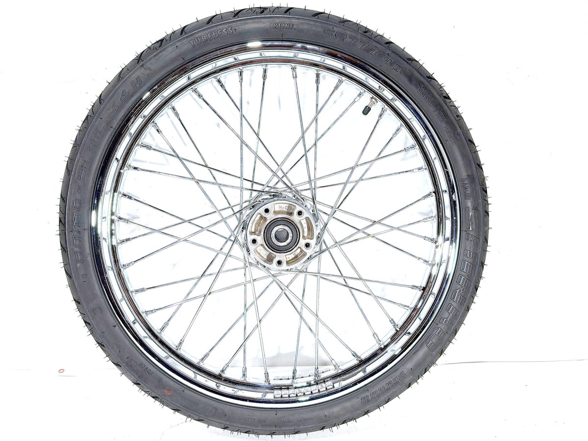 2006 Harley Softail Deuce FXSTDI OEM Front Wheel Rim Tire Spoked 90/80-21 21"
