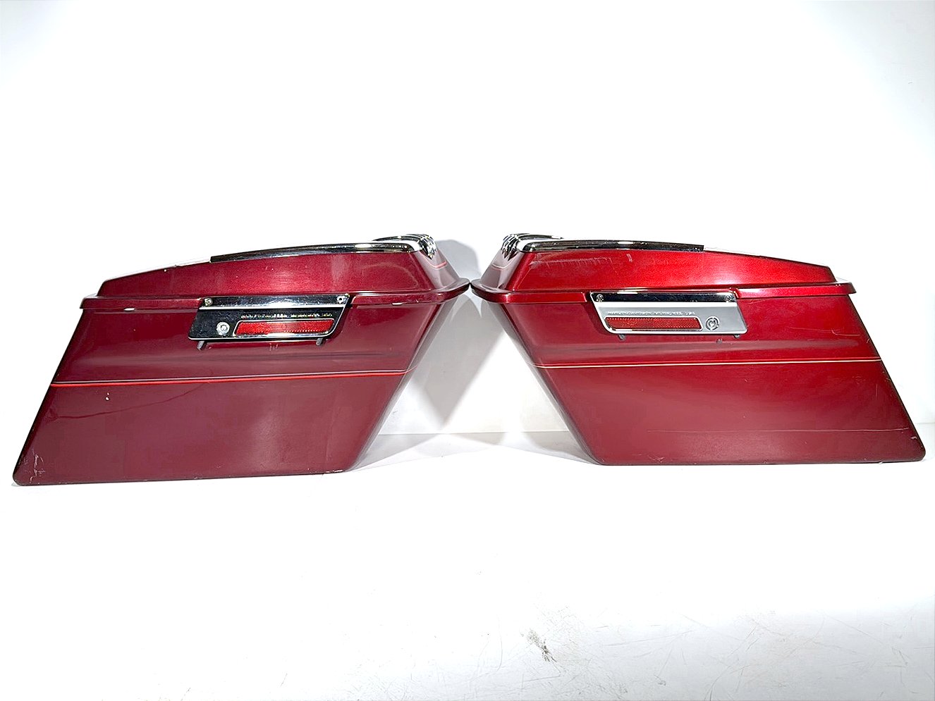 2007 - 2011 Harley-Davidson Touring Electra Glide Ultra Left Right Saddlebags Luggage NOKey 90752-93