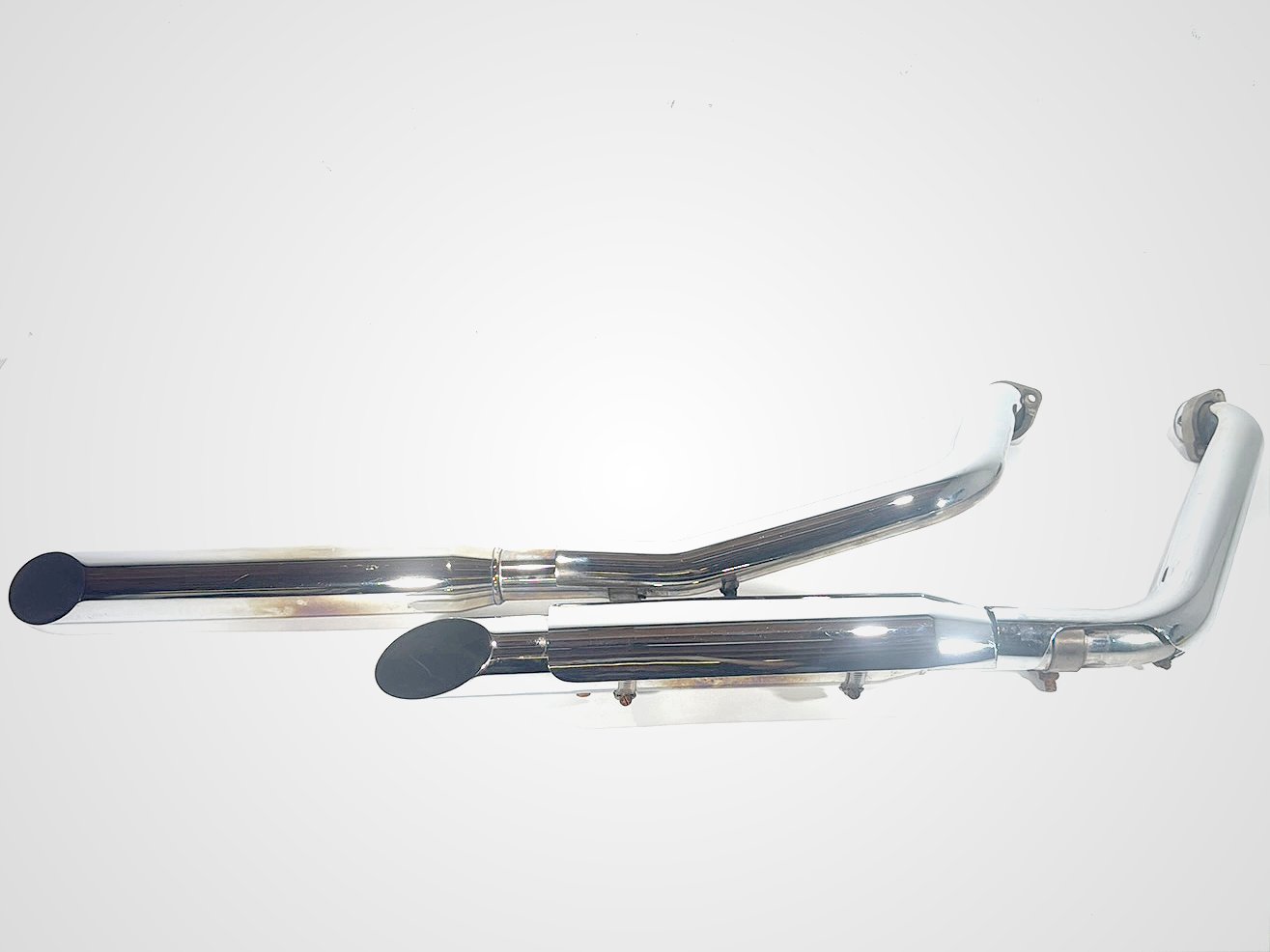 2004 Harley Softail FLSTC Heritage Classic OEM Exhaust Header Pipes Muffler
