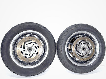 2004 Harley Touring FLHT Electra Glide OEM Front & Rear Wheel Rim Tire