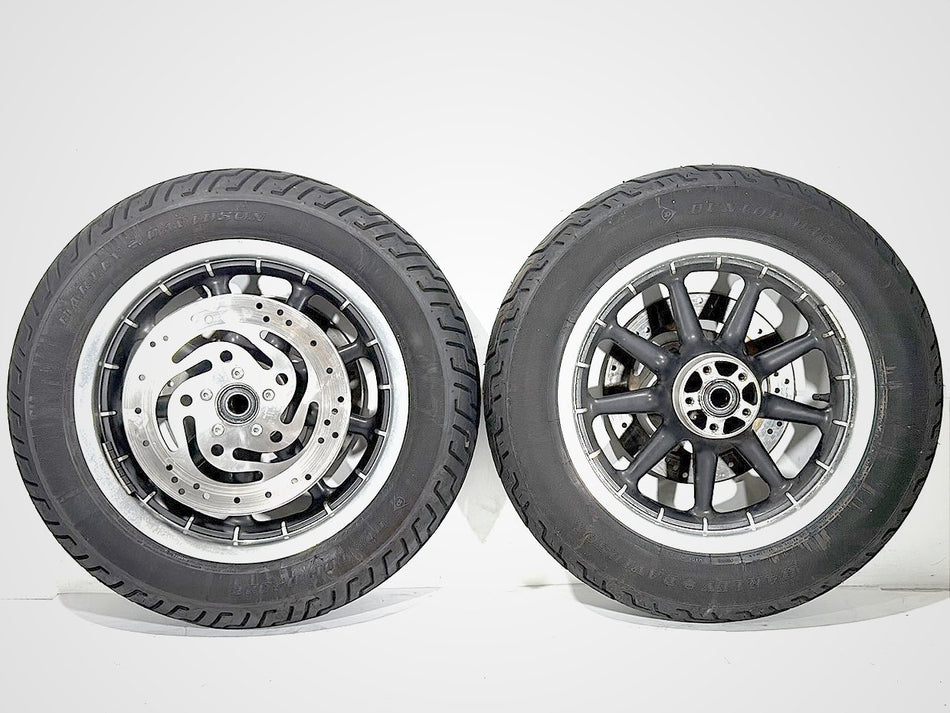 2005 Harley Electra Glide Touring FLHTI OEM Front & Rear Wheel Rim Tire 16"