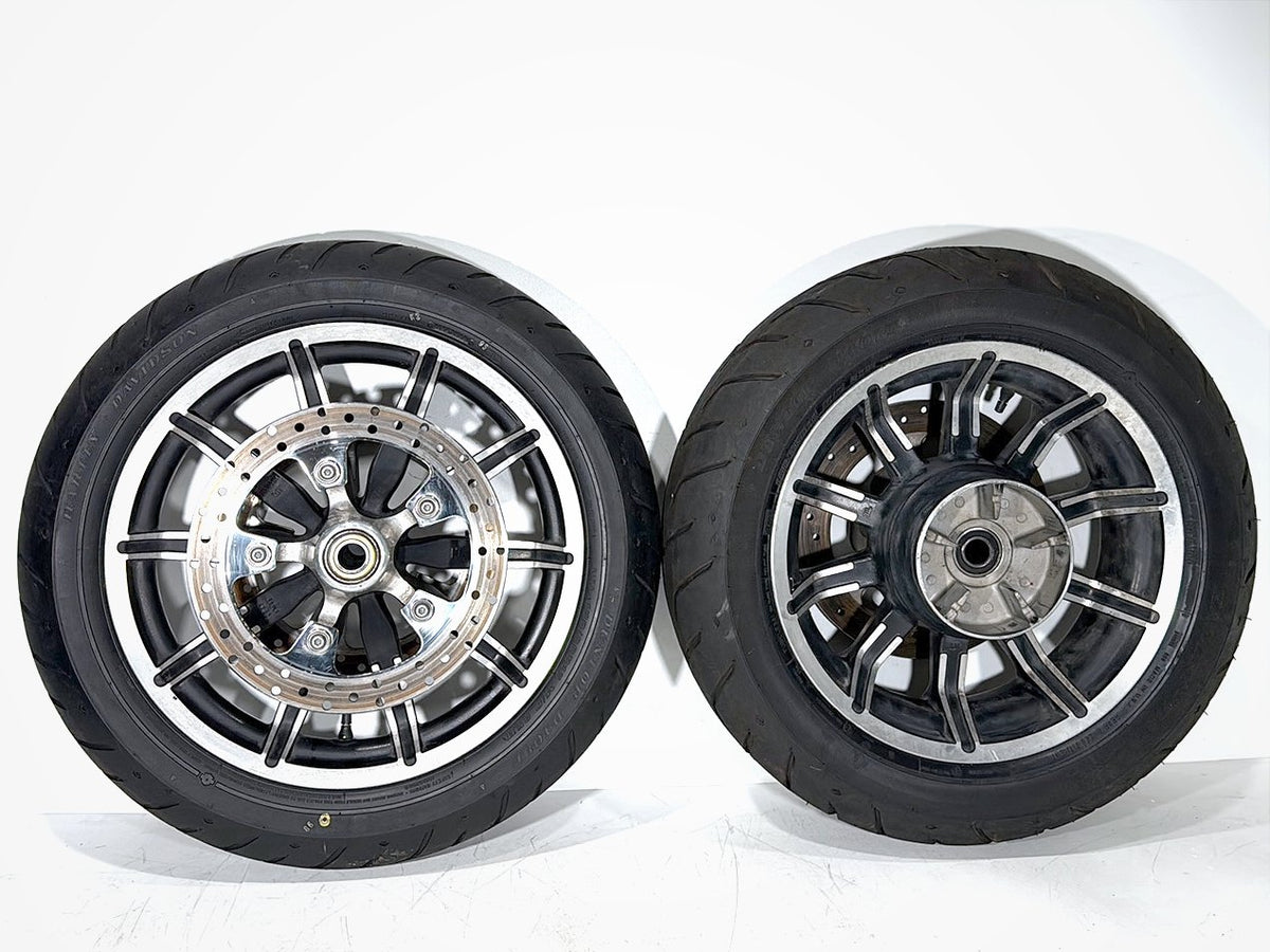 2014 Harley Touring Electra Ultra Front Rear Wheel Rim Tire 130/80B17 180/65B16