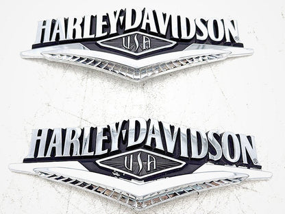 2016 Harley Road King Touring FLHR OEM Fuel Tank Badges Trim Logo Sticker