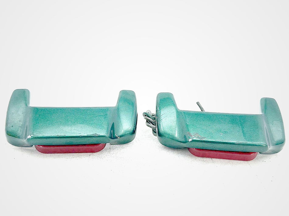 2001 Harley Electra Glide Touring Left Right Bags Rear Brake Light Reflectors