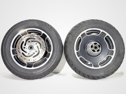 2007 Harley Street Glide Touring FLHX OEM Front & Rear Wheel Rim Tire