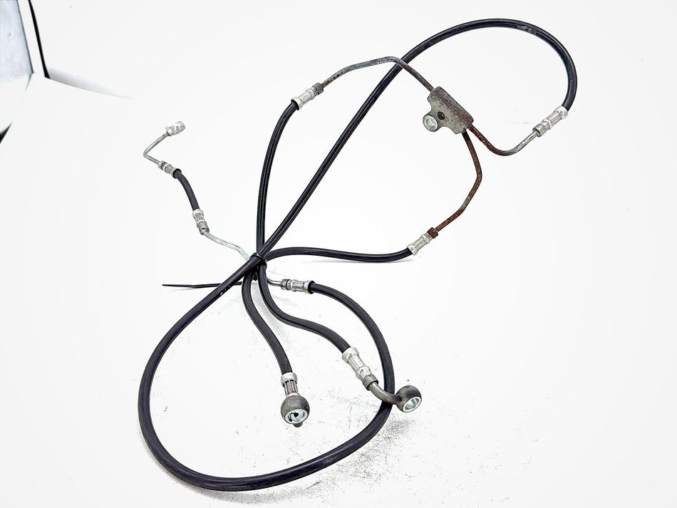 2009 Harley Road King Touring Police OEM Front Brake Hose Line Pipe ABS