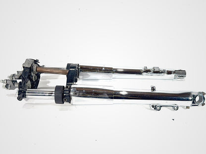 2003 Harley Electra Glide Touring Ultra FLHTCUI OEM Front Triple Tree Set & LH RH Fork Legs Sliders