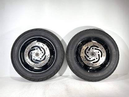 2000 Harley Touring FLHTCI Electra Glide Classic OEM Front & Rear Wheel Rim Tire