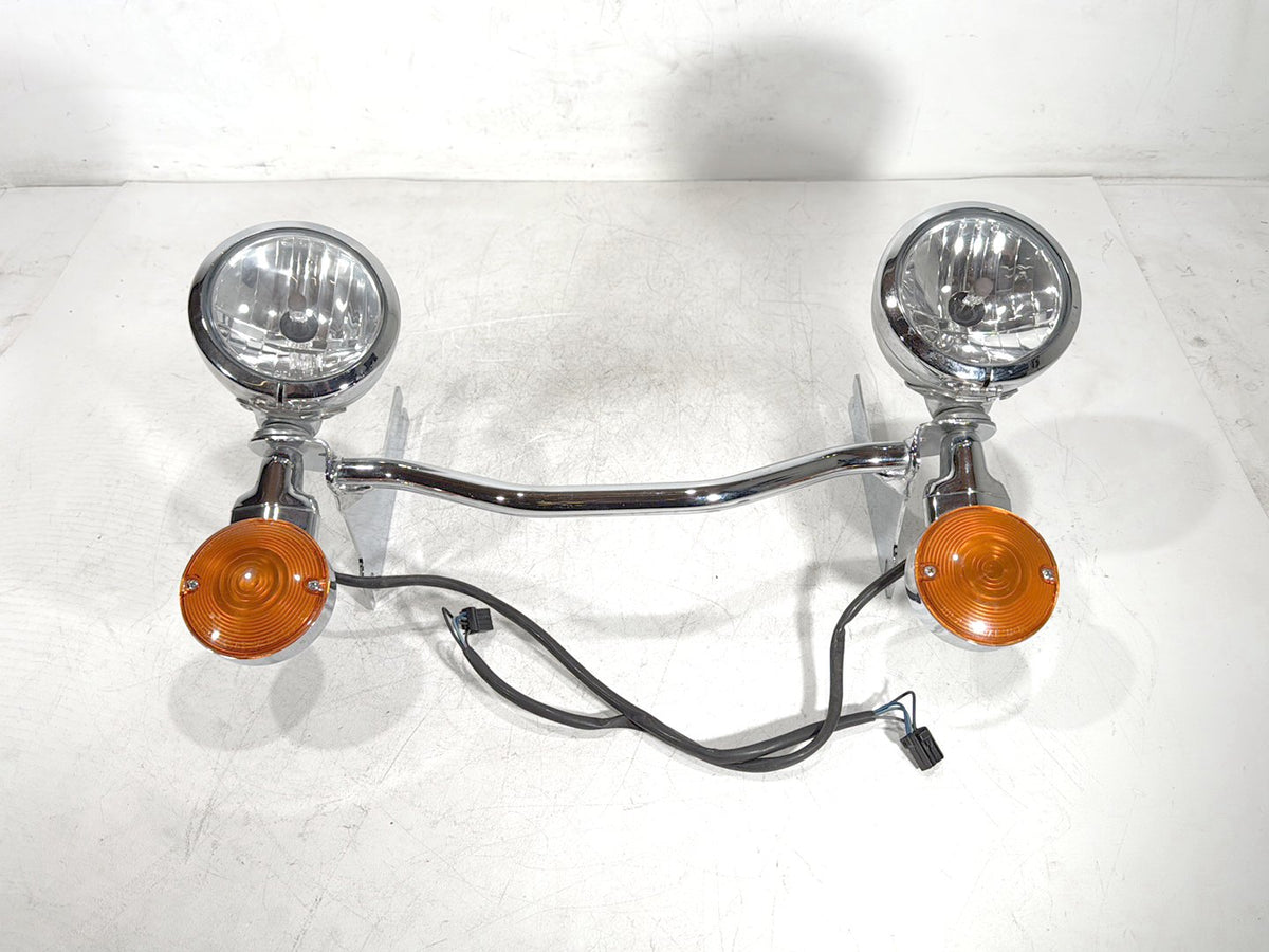 2007 Harley Electra Glide Touring OEM Front Turn Signal Indicators Aux Light Bar