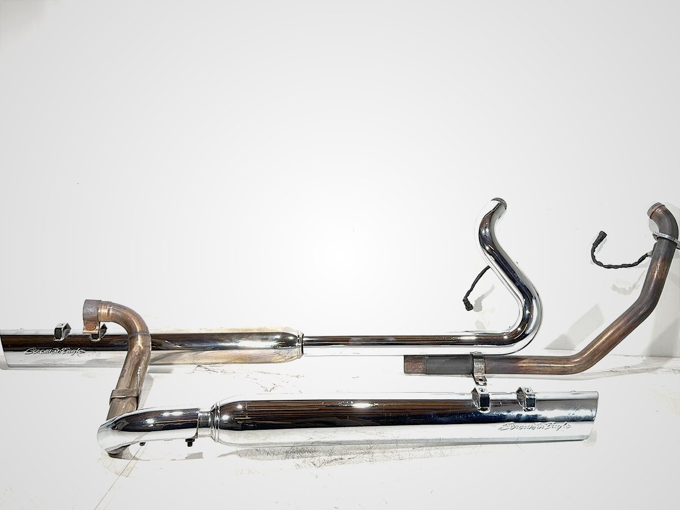 2007 Harley Touring FLHTC Electra Glide Classic OEM Exhaust Header Muffler Pipes Screamin Eagle