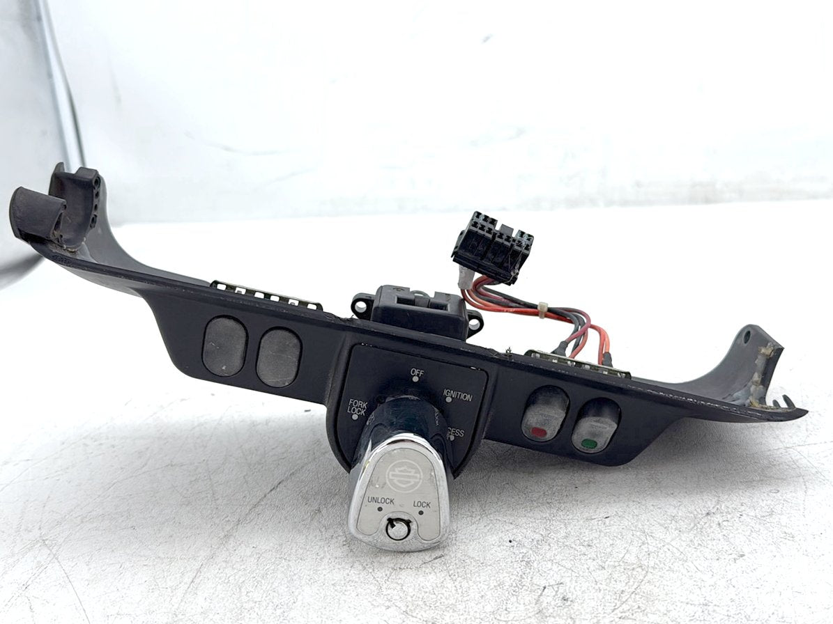 09 Harley Street Glide Touring FLHX OEM Dash Ignition Cap Switch Lockset NO Key