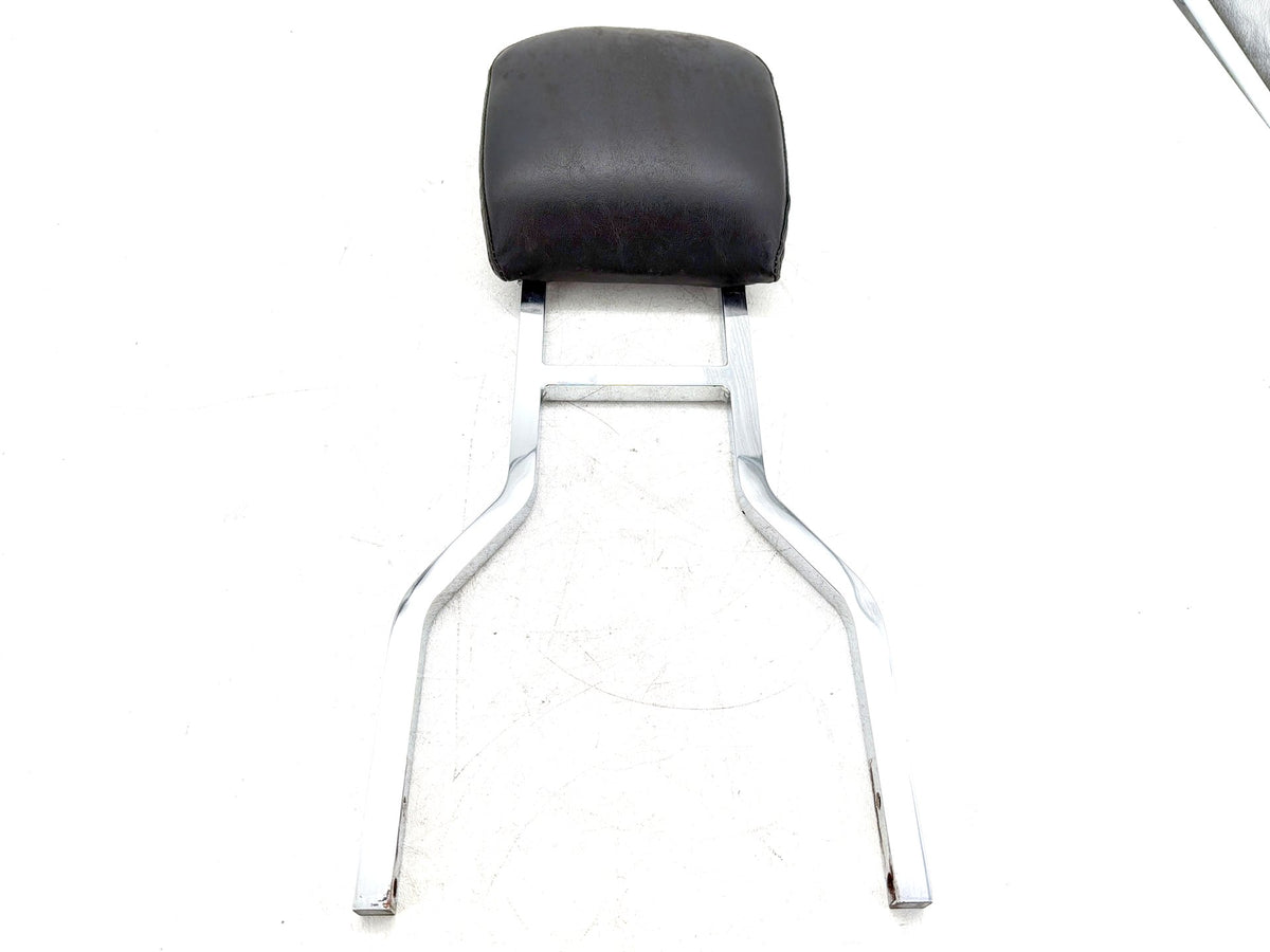 2001 Harley Fat Boy Softail FLSTF OEM Rear Sissy Bar w/ Backrest Cushion Pad